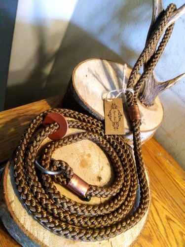 Handmade 10mm 1.5m Gundog slip lead. Hunting, shooting, ferreting, fieldsports - Picture 1 of 2