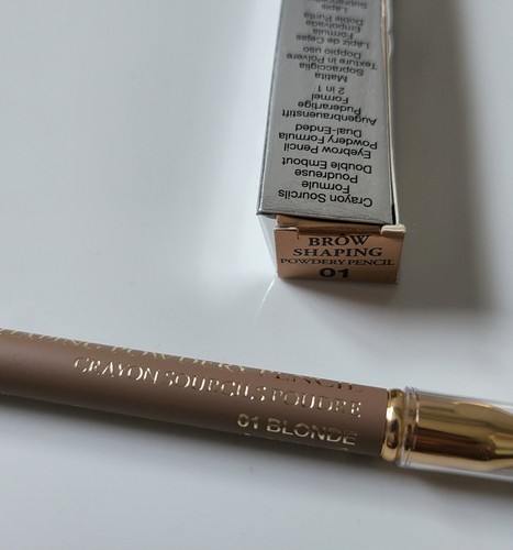 Rare Lancome Brow Shaping Powdery dual-ended Pencil 01 Blonde NIB - Picture 4 of 4