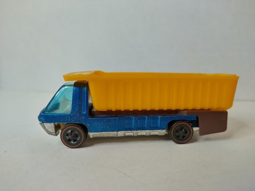 Hot Wheels Redline 1969 Heavyweights Dump Truck Blue HK Original - Picture 3 of 6