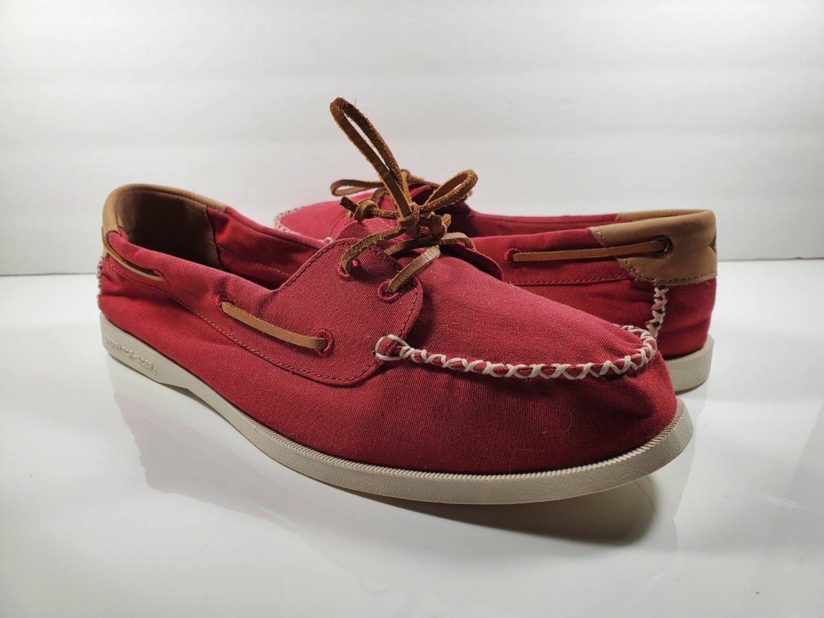 Sperry Top Sider Women s Boat Shoe Red Burgundy A O Venice Size 12M eBay