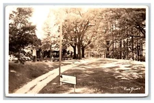 Lakeside michigan PINE BLUFF RESORT ~ Camping lodge  RPPC