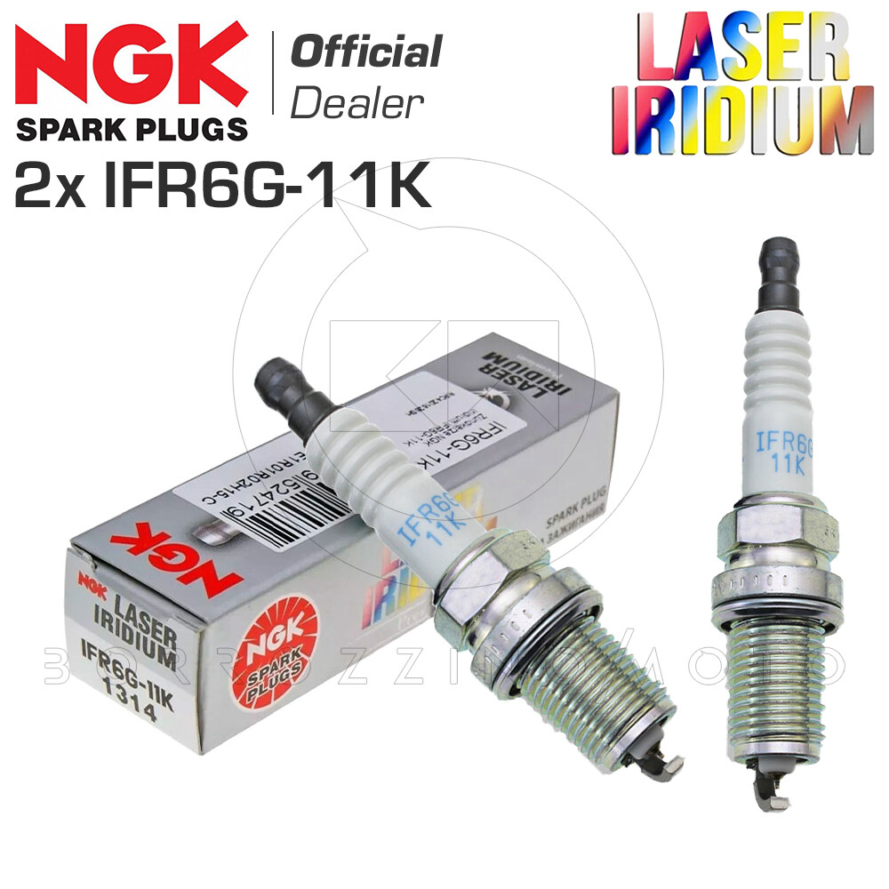 NGK Laser Iridium IFR6G-11K Spark Plug Pair Honda X-ADV XADV 750 2017-2018