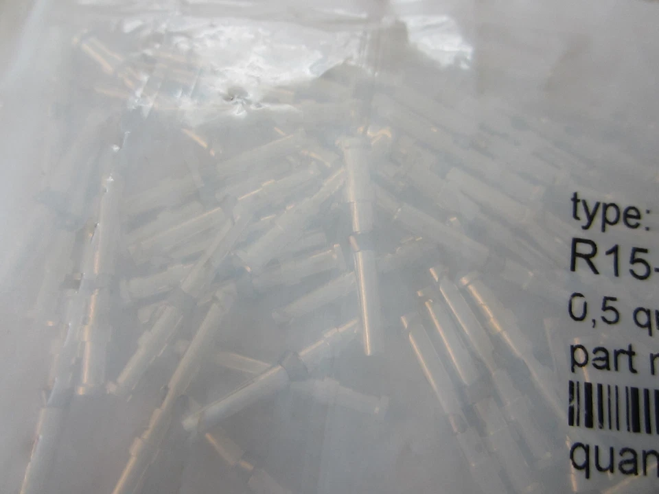 HARTING 09150006203 ZÓCALO DE CRIMPADO R15-BU-C AWG 20 *SELLADO DE FÁBRICA* LOTE DE 1OO Foto 3 de 4