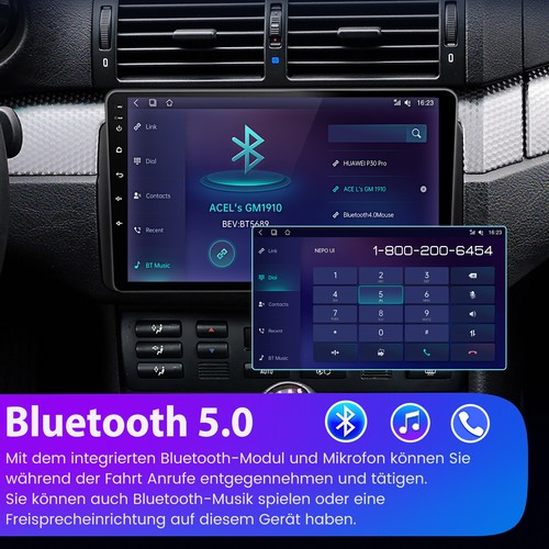 6+128G Android 13 Autoradio Apple Carplay DAB GPS Navi Für BMW 3er E46 1998-2006 - Bild 9 von 13
