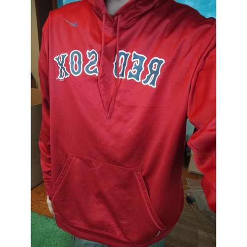 Nike Red Sox MLB Hoodie Mens 2XL Red Baseball Sports Polyester Graphic print - Picture 7 of 14