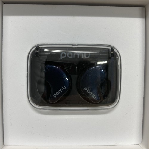 pamu Fit Bezprzewodowe słuchawki douszne Bluetooth 5.3 Niebieskie/czarne - Zdjęcie 2 z 7