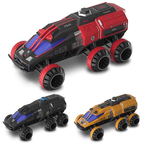 Q118 RC Car 6WD 2.4G 60M Liftable Turret Mars Detecting Car For Sandy Grassland - Picture 21 of 27