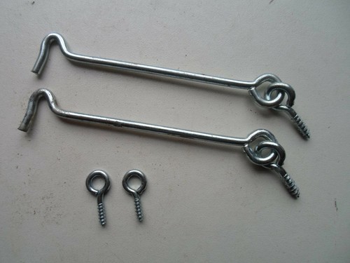 Paquete de 3 x 3"" o 2 x 4"" puerta/cabina ligera. Gancho de puerta y ojo galvanizado - Imagen 8 de 11