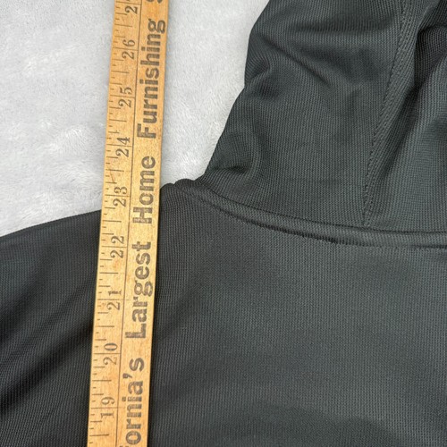 Nike Dri-Fit Hoodie Boys Large Black Classic Swoosh Logo Long Sleeve Full Zip - Picture 7 of 8