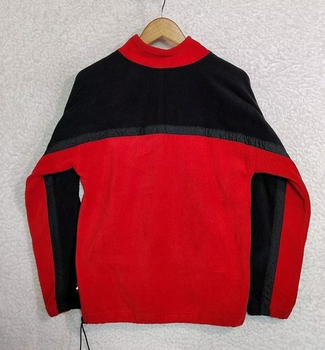 Wisconsin Badger Red Black Fleece 1/4 Zip Pullover Sweater MightyMac Youth XL 20 - Picture 13 of 14