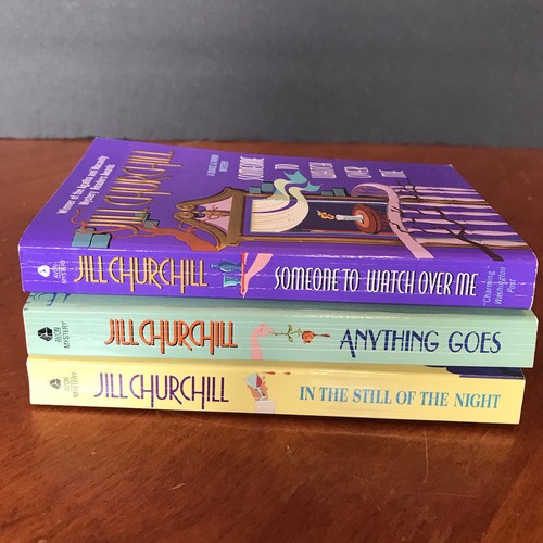 Lot: Jill Churchill Books 1 2 3 Paperbacks Grace and Favor Mystery Novel Series - Picture 1 of 5