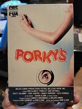 Porky's 1982 VHS Extremely Rare Hard To Find Original 1983 Release Big Box