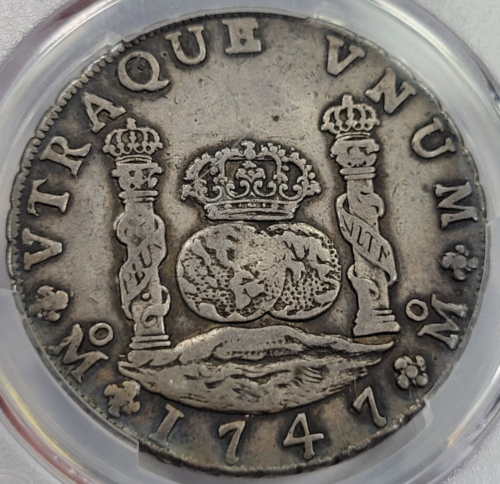 1747 Mexico Silver 8 Reales PILLAR DOLLAR PCGS XF Original Silver Nice *H714