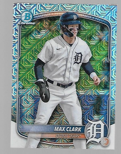 2025 Bowman - Chrome Prospects Max Clark #BCP-24 Mojo Refractor (RC)