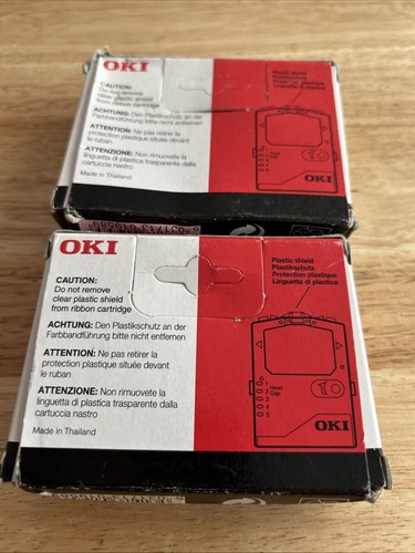 New 2 X Oki Ink Ribbon ML-5520 Microline 5521 5590 5591 Ribbon Number 01126301 - Zdjęcie 5 z 6