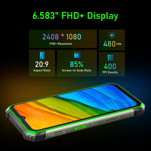 Blackview OSCAL S80 Outdoor Smartphone 10GB+128GB 13000mAh 4G Andriod 12 6,583" - Afbeelding 11 van 16