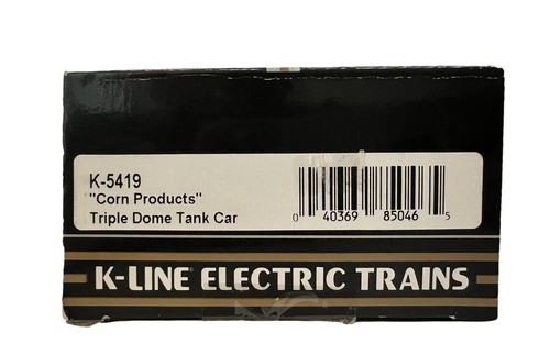 Vintage K-Line O/O27 Gauge Corn Products Triple Dome Tank Freight Car K5419 1996 - Picture 3 of 12