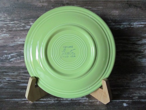 VTG Fiesta 7.25" Salad Plate GREEN Pre-1973 Homer Laughlin HLC Fiestaware NICE! - Picture 2 of 8