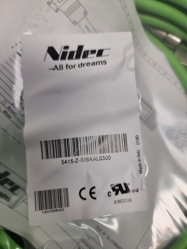Nidec 5415-Z-SIBAAL0300 Servo Motor Cable - Picture 3 of 5