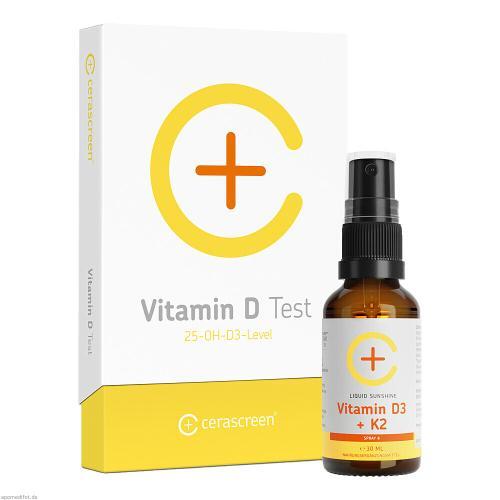 VORSORGESET Vitamin D Test+Vitamin D Spray vegan 1 ST - Bild 1 von 1