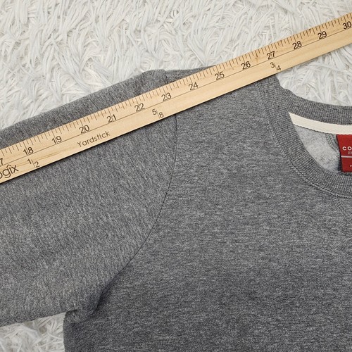Damen Colosseum grau IU Indiana Hoosiers grau Rundhalsausschnitt Sweatshirt Größe Large - Bild 6 von 13