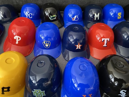 Lot of 65 Mini Vintage Laich MLB Baseball Batting Helmets Souvenir ice cream cup - Picture 23 of 24