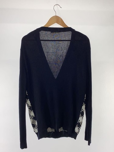 FENDI Cardigan (Thin FZC075 52 Cotton Black Used - Bild 2 von 7