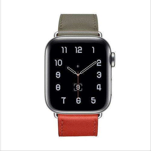 38-45mm Genuine Leather Single Tour Band Strap For Apple Watch Series 7/6/5/4/3 - Picture 143 of 158