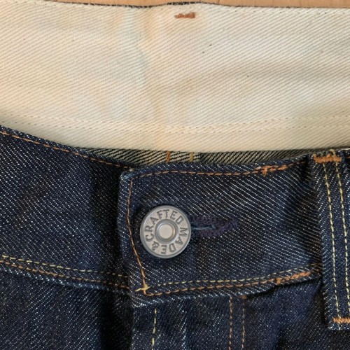 Men's Levi's Made & Crafted "Ruler" Straight Button-fly 32x34 Denim Jeans - Picture 13 of 13