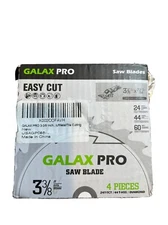 GALAX PRO Saw Blade Set, Pack of 4 Assorted 60T HSS Metal/24T TCT Wood/Diamond 4