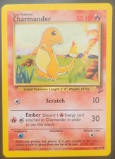 69/130 Charmander, Base set 2, Unlimited, Common, Vintage Pokemon 1999 NM