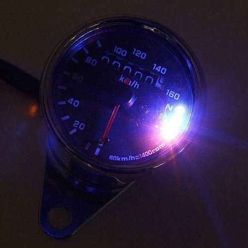 Backlit Dual Speedometer Indicators For Yamaha V-Star Vstar XVS 650 1100 Custom - Foto 10 di 12