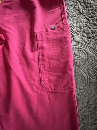 Figs Collezione Tecnica Donna Taglia XL/Pantalone Petite Grande Top Rosa Set - Foto 10 di 16