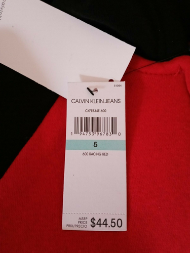 Calvin Klein Jeans Boys Zip-up Hoodie/NWT/Size 5/Rtls $44.50 - Picture 7 of 12