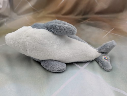 Ganz Webkinz Bottlenose Dolphin Gray Soft Plush Bean Stuffed Animal - Picture 2 of 7