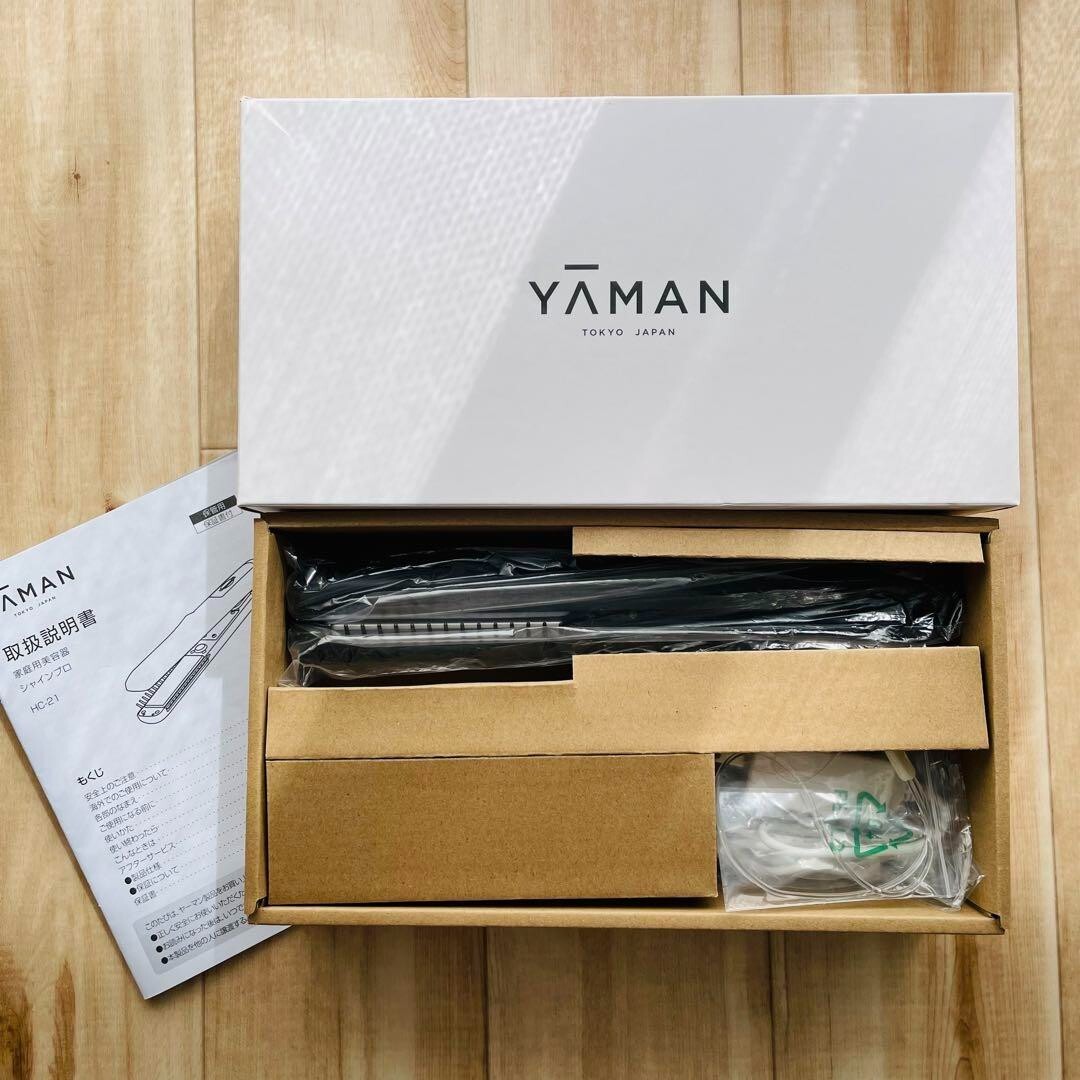 YA-MAN Ultrasonic Hair IRon treatment Shine Pro HC-21 Black