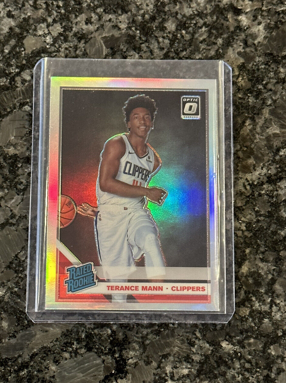2019-20 Donruss Optic - Rated Rookies #165 Terance Mann (RC) Holo Silver Prizm