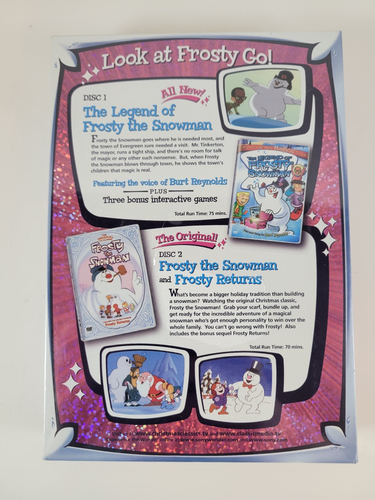 THE LEGEND OF FROSTY THE SNOWMAN ANIMATED 3-FILM COLLECTION 2-DISC DVD SET - Picture 2 of 5