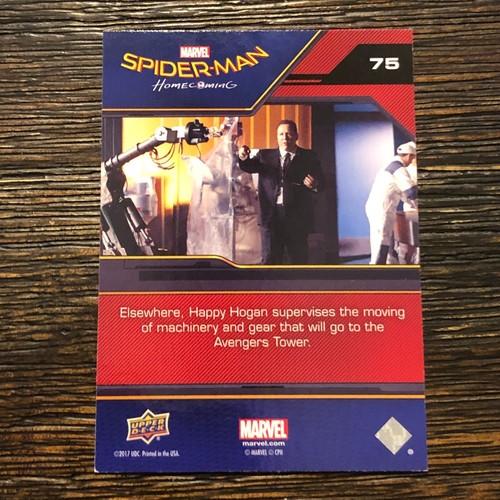 Marvel Spider Man Homecoming Movie Trading Card #75 Jon Favreau - Picture 2 of 2