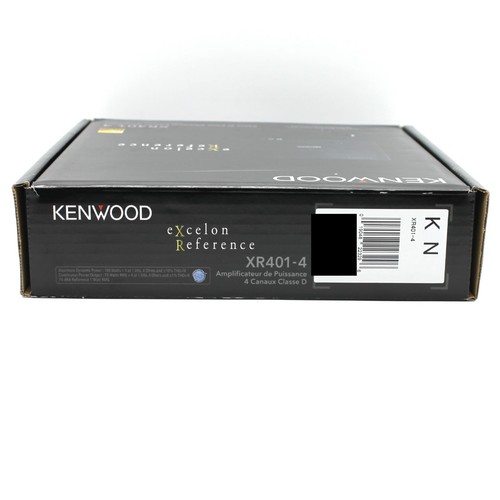KENWOOD eXcelon Reference XR401-4 Class D Four Channel Power Amplifier, NEW Open - Picture 6 of 8