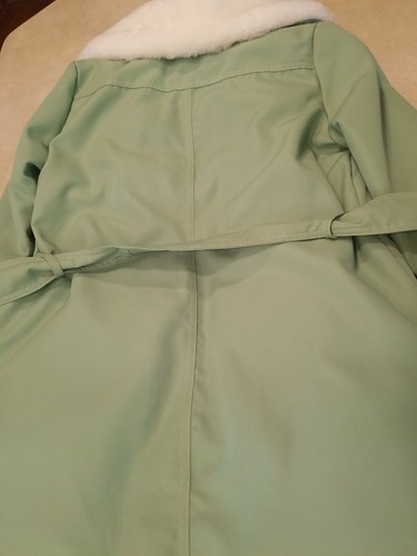 EDDIE BAUER Talla 14 Verde Largo PLUMÓN DE GANSO Mujer Abrigo Chaqueta PARKA De Colección - Imagen 8 de 12