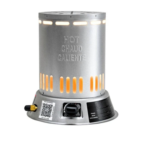 15,000-25,000 BTU Indoor/Outdoor Portable Propane Convection Steel Heater