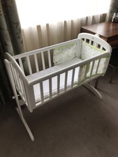 John Lewis Anna Swinging Crib White For Sale Online Ebay