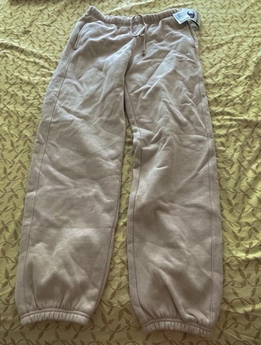 New Champion Reverse Weave Sweatpants Adjustable Lounge Women Body Beige Small S - Picture 2 of 6