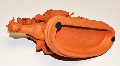 Signed PAOLO GRASSO Italy Terracotta Hand Sculpted FARMER on DONKEY 7"h Figurine - Picture 6 of 6