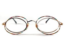 VINTAGE RARE CASANOVA AVANTGARDE DOUBLE RIM TRANSLUCENT LENS SUNGLASSES ITALY