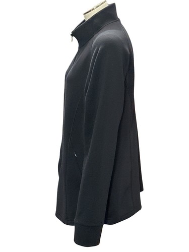 32 Degrees HEAT Size Medium Full Zip Athletic Jacket Black High Collar Long Slee - Bild 3 von 10