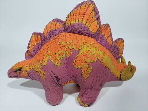 Vintage 1991 Great American Fun Phoenix Toys Dinosaurier Stofftier Plüschtier Geschenk 17 Zoll - Bild 1 von 8