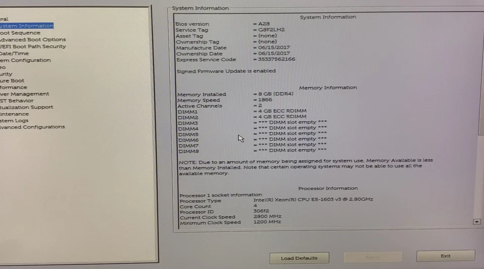 戴尔 Precision Computer 5810 XEON E3-1603V3 8GB 1TB 128SSD WIN 10 USB WIFI — 第 3/4 张图片