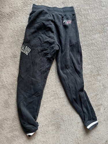 Nike JR Air Boys Sweat Pants Black Size Large AQ9503-010 - Picture 3 of 6